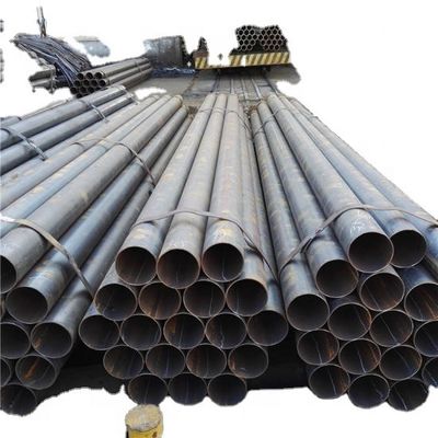 calidad  High Quality 40 Inch Gas Schedule ERW Welded 6 Carbon Black Steel Pipe Transmission fábrica